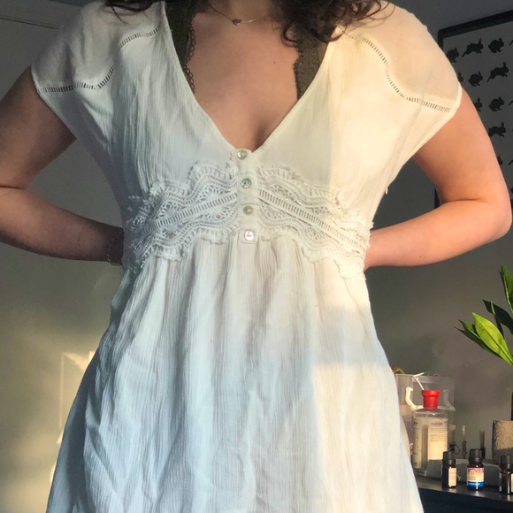 Altar'd State Dresses & Skirts - altar’d state white flowy dress